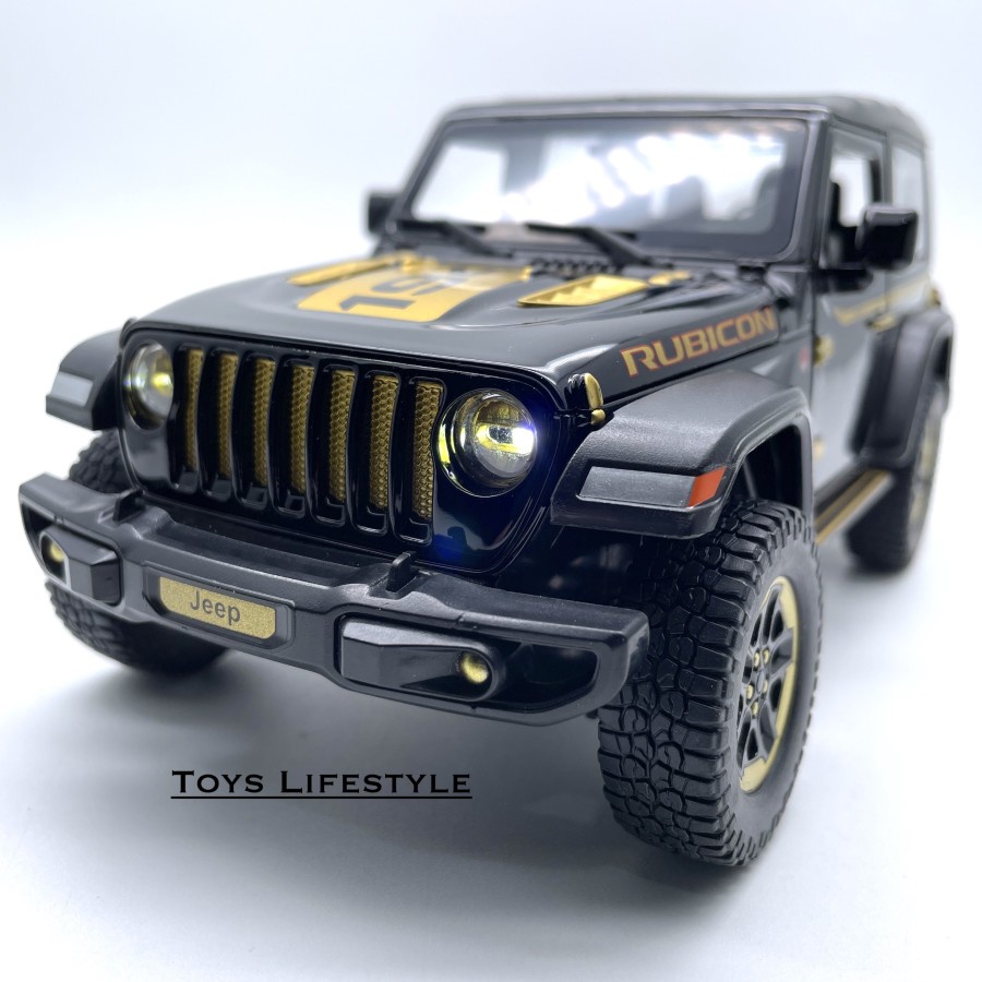 Mobil MiniAuto Diecast Jeep Wrangler Open Top Hard Top Off Road 1:20