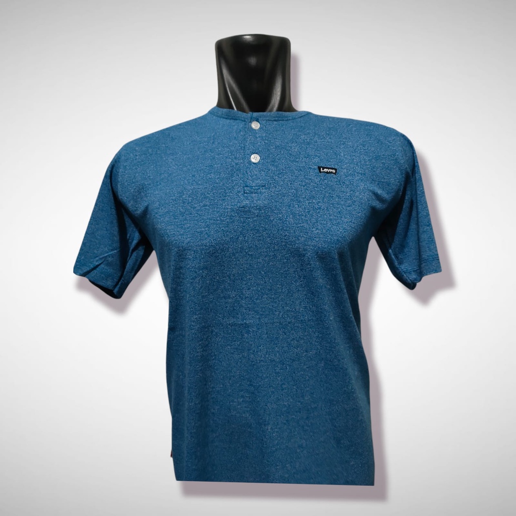 Kaos Cowo Original Levis Baju kancing BIRU Distro Levis Pria Premium Best Seller