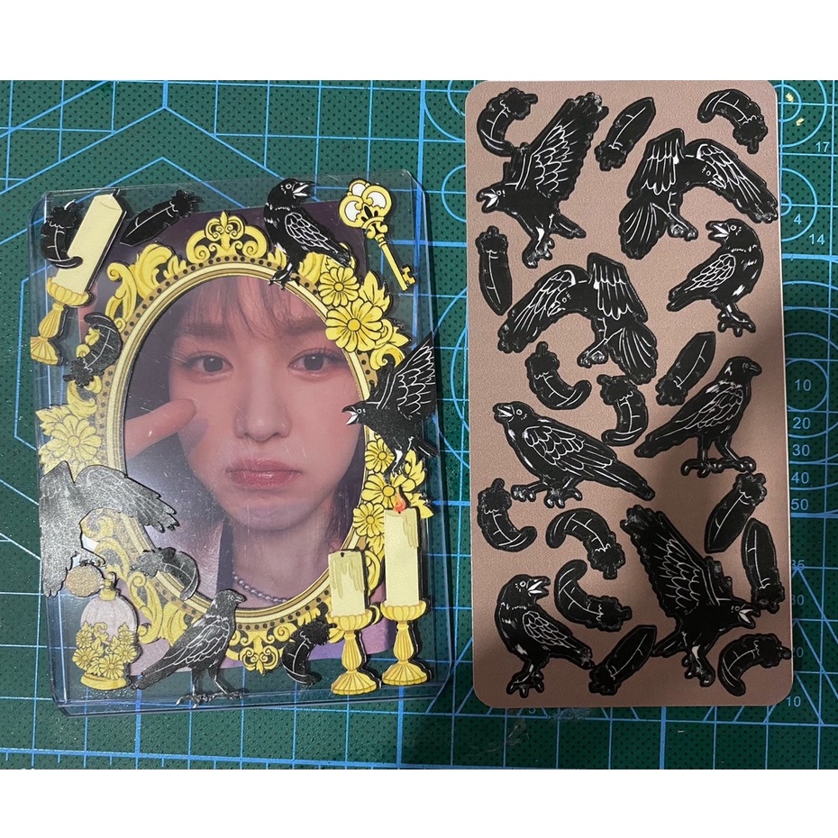Stiker Dekorasi Deco Photocard / Journal / Polcos [Burung Merpati (dove), Gagak (crow)] (waterproof) by @peachkiss.xo