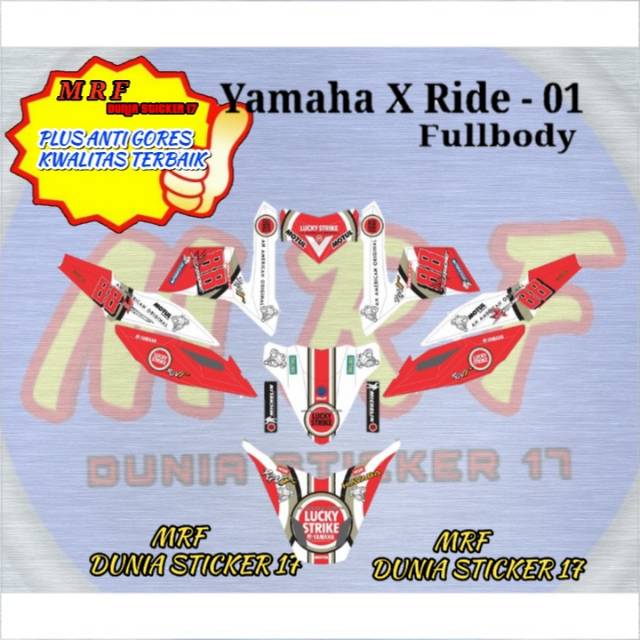 dekal yamaha x ride decal yamaha x ride stiker yamaha x ride motor yamaha x ride motor yamaha 01