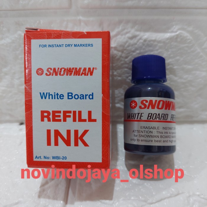 

Produk Tinta Spidol Snowman Refil Ink For White Board Marker Sale!!!