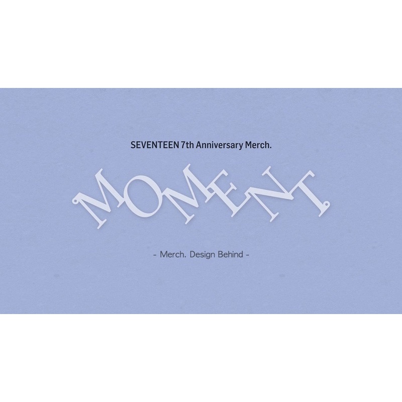[PO] MERCH 7TH ANNIVERSARY SEVENTEEN MOMENT