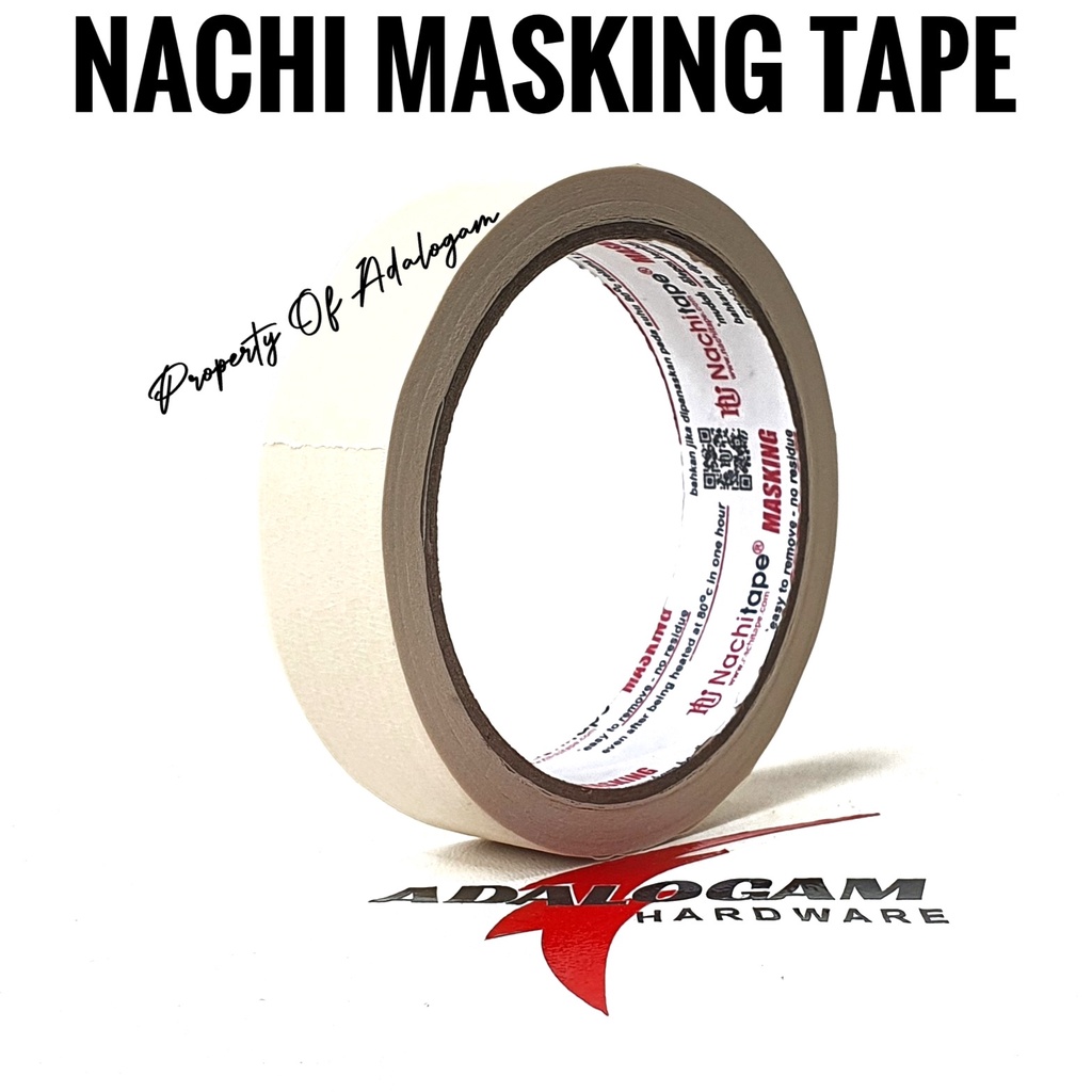 NACHI Masking Tape 1 Inch - Lakban Kertas