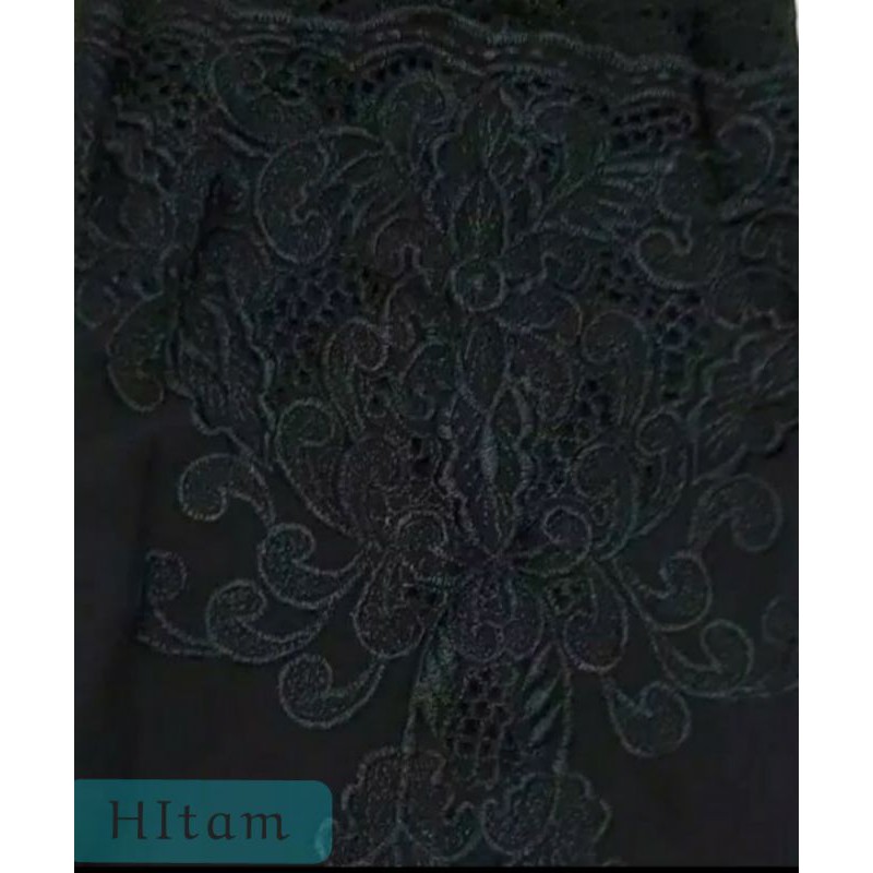 KERUDUNG YENNI WAHID//HIJAB INSTANT HOODIE.(REAL PICT)-Hitam