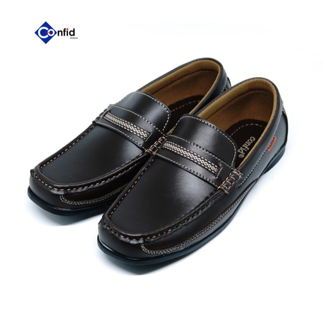 Sepatu Loafers Kulit Casual Simple dan Nyaman (Betrand 03)