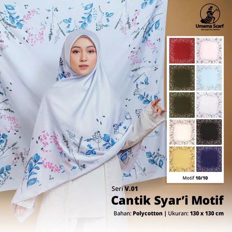 cantik syari / umama / syari / jilbab / hijab / scarf / segiempat