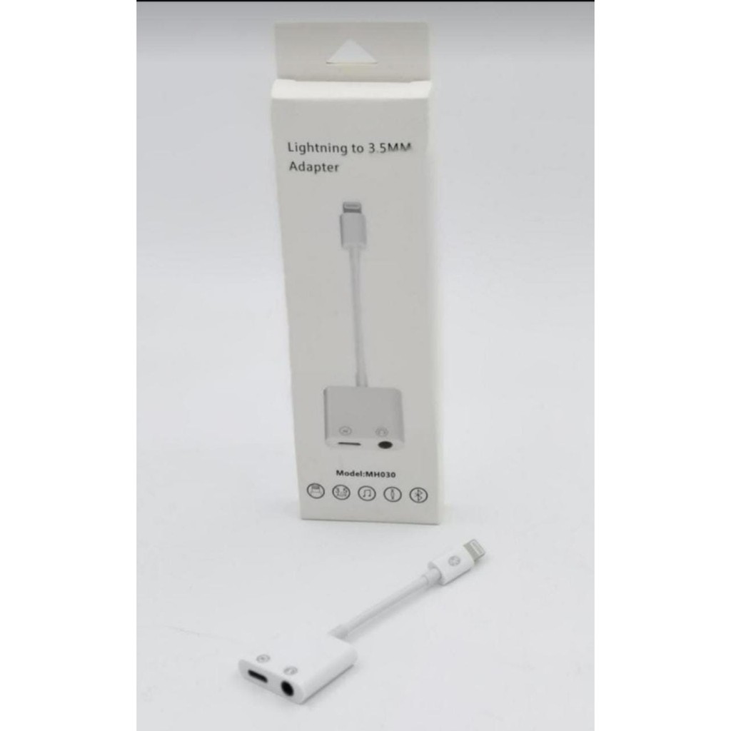 Kabel Adapter iPhone Splitter Converter Lightning 2in1 Headphone Jack