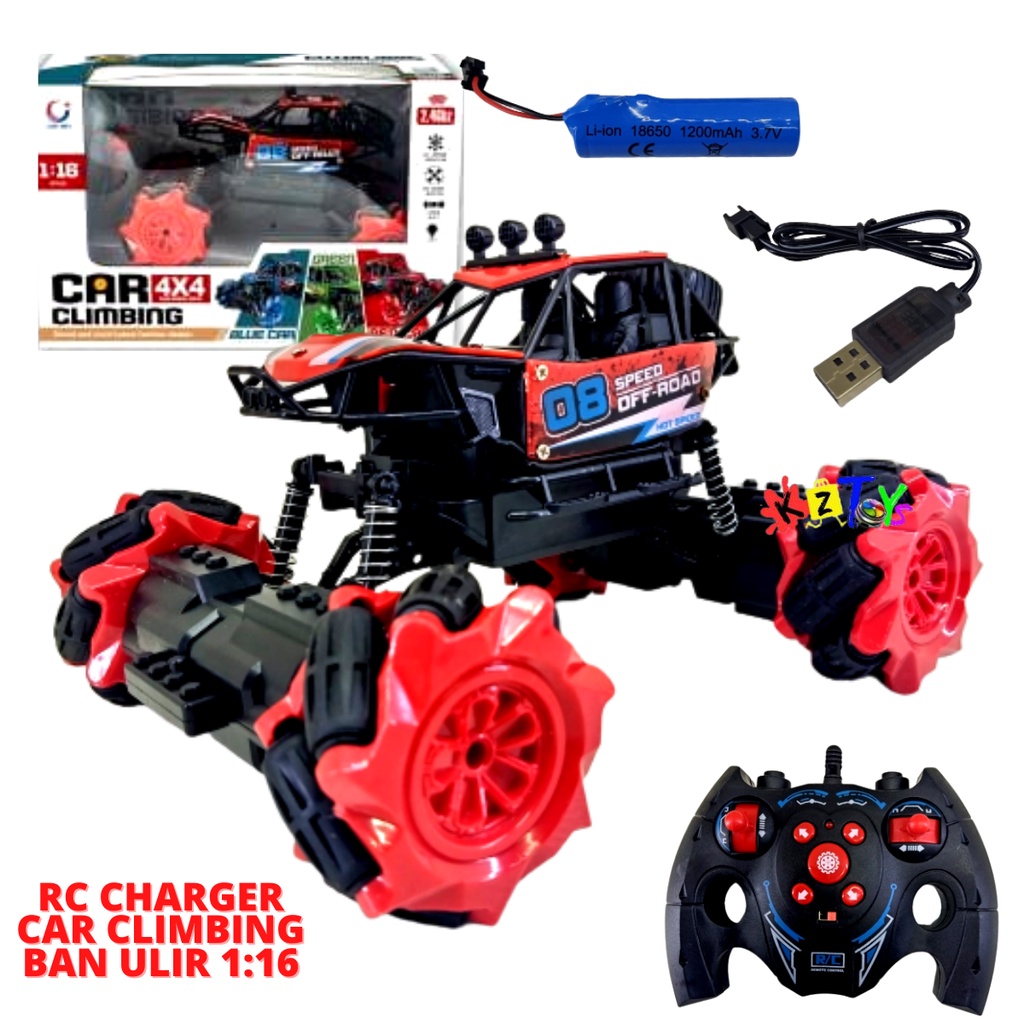 TERBARU MAINAN R/C AVENGERS BAN KAPSUL + BATRE CAS RC MONSTER CROSS