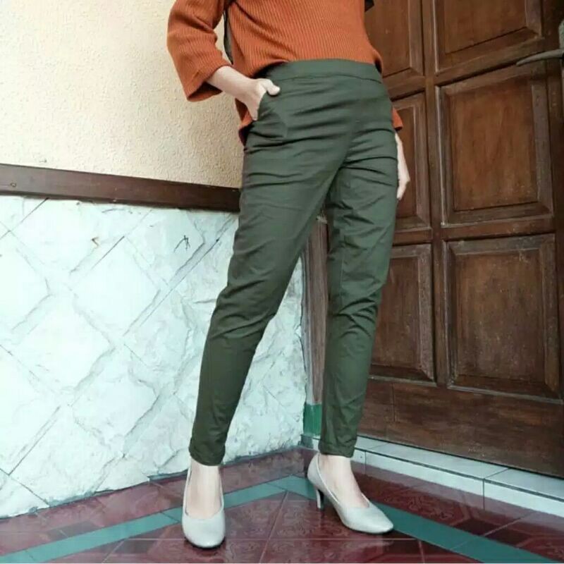 Celana Kulot Crinkle Highwaist Wanita Loose Cullote Pants Terbaru Bahan Adem