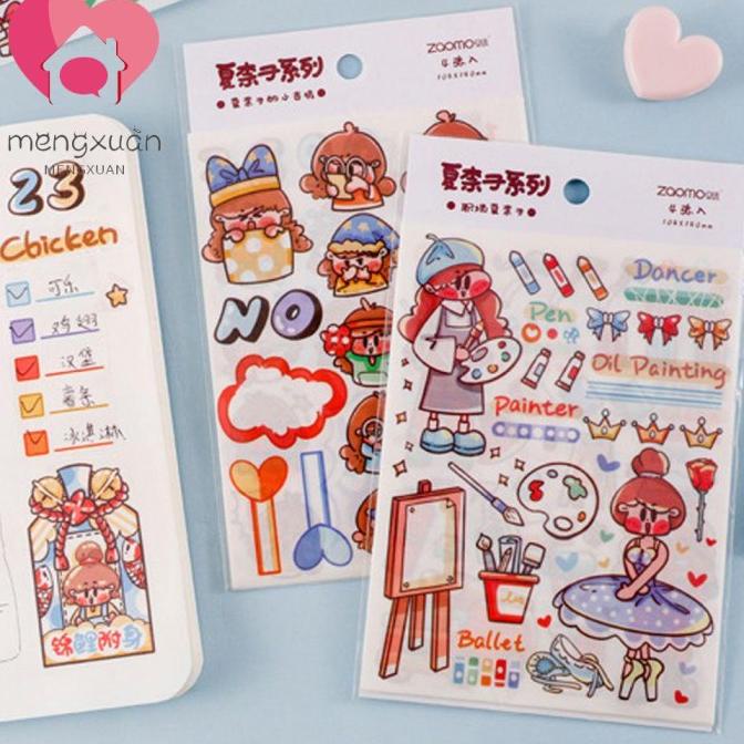 

SZ442 Stiker Kawaii Lucu Anti Air Untuk Alat Tulis Sekolah Scrapbookin