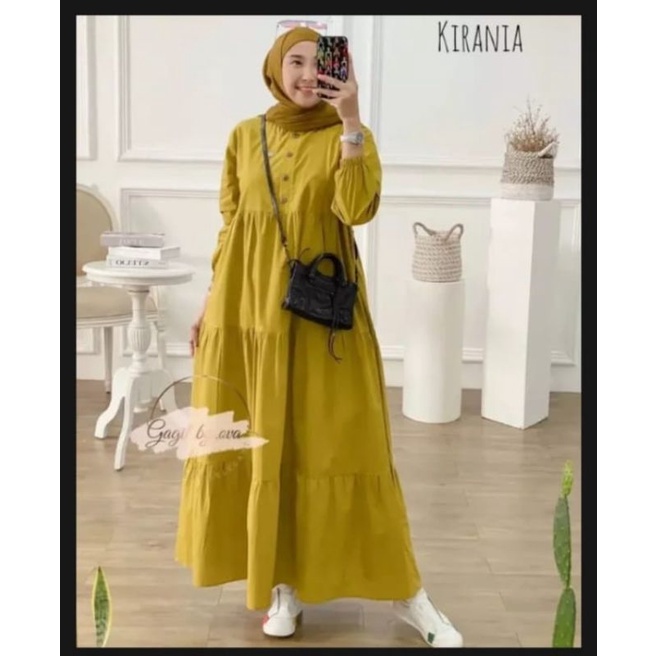 GAMIS POLOS RAYON / HOMEYDRESS / MAXI DRESS RAYON BALI POLOS