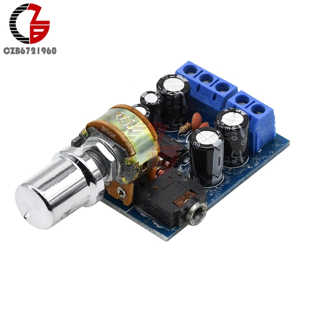 PREORDER 1W*2 TDA2822M Stereo Audio Power Amplifier DC 1.8V-12V Mini 2 Channel Sound Amplifier for
