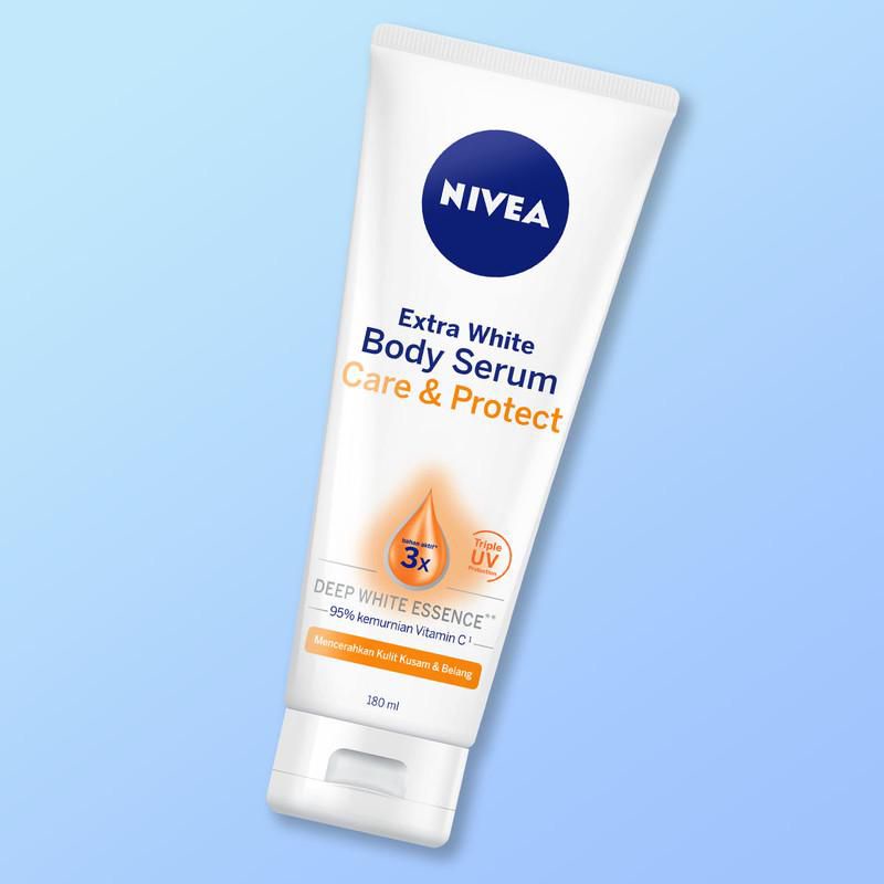 NIVEA BODY SERUM EXTRA WHITE 180ML CARE AND PROTECT |  NIGHT NOURISH