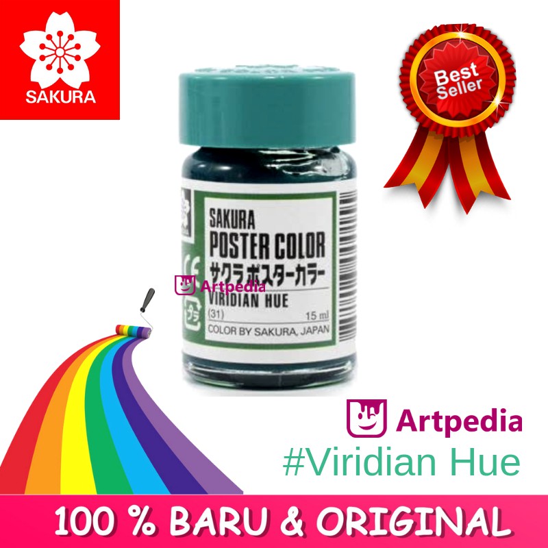 

Sakura Poster Color Viridian Hue 15ml ( Cat Poster Sakura )