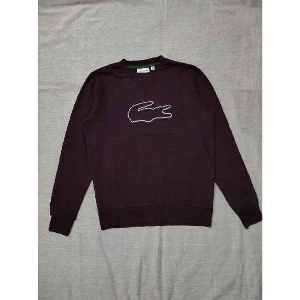 Crewneck Lacoste Burgundy Like new original