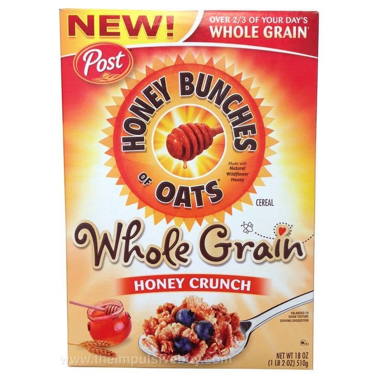 

#HANDCARRY Post Honey Bunches of Oats Whole Grain Honey Crunch 510g - UFOHCR1877