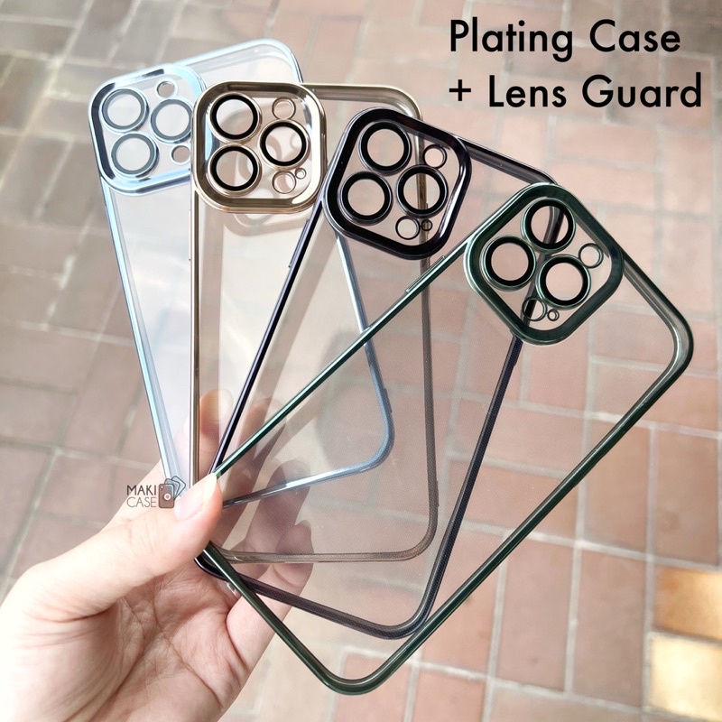 Square Plating Case + Lens Guard