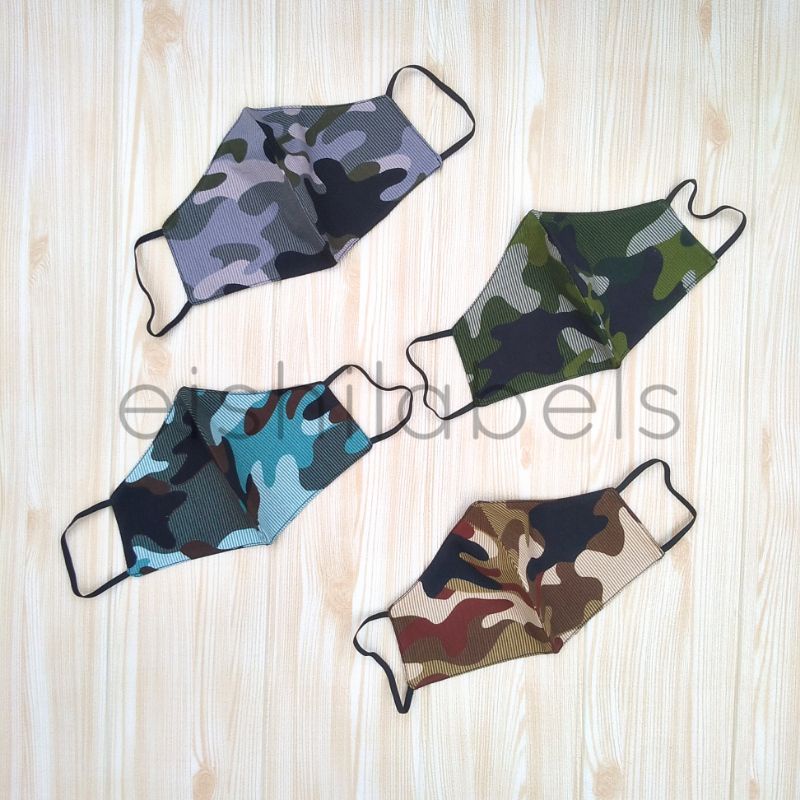 MASKER KAIN ARMY KAIN DORENG LORENG