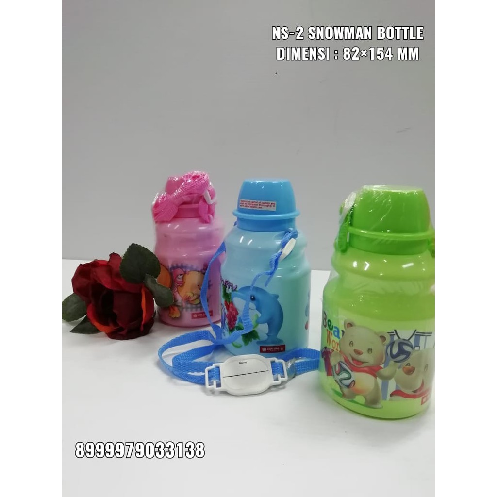 NS-2 BOTOL MINUM PLASTIK SNOWMAN 500ML LIONSTAR 033138