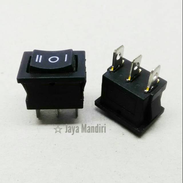 Rocker saklar switch on off on kecil 3 pin 3 kaki