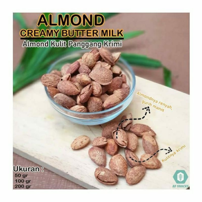 

Almond Susu Creamy Butter Milk Almond Panggang Krimi