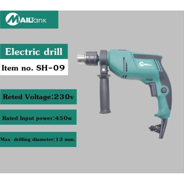 MailTank Impact Drill SH09 13 mm 580W 580WMesin Bor listrik Tembok Beton 13mm