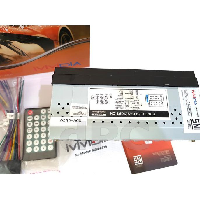 READY Double Din 7 inch iViViDiA MDV-6630 MirrorLink MP5 Tape Mobil SNI