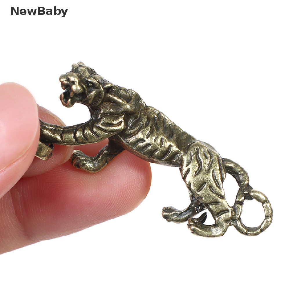 NewBaby Tiger Chinese Zodiac 2022 New Year Brass Tiger Year of The Tiger Home Decor ID