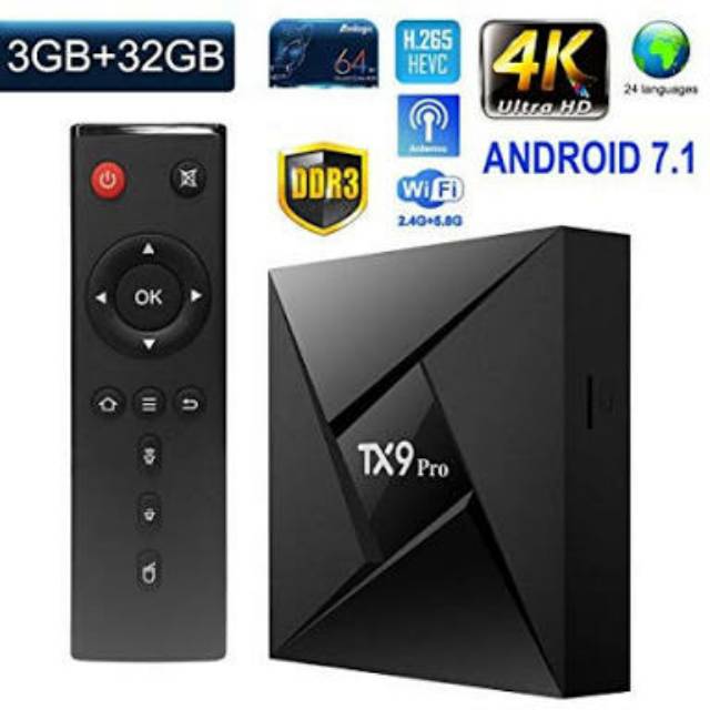 Android Tv Box TX9 Pro, S912, Octa Core, 3/32GB