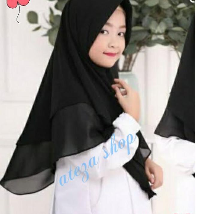 Terbaru→ Hijab Anak/Jilbab Ceruti / u 2-8 Tahun 42