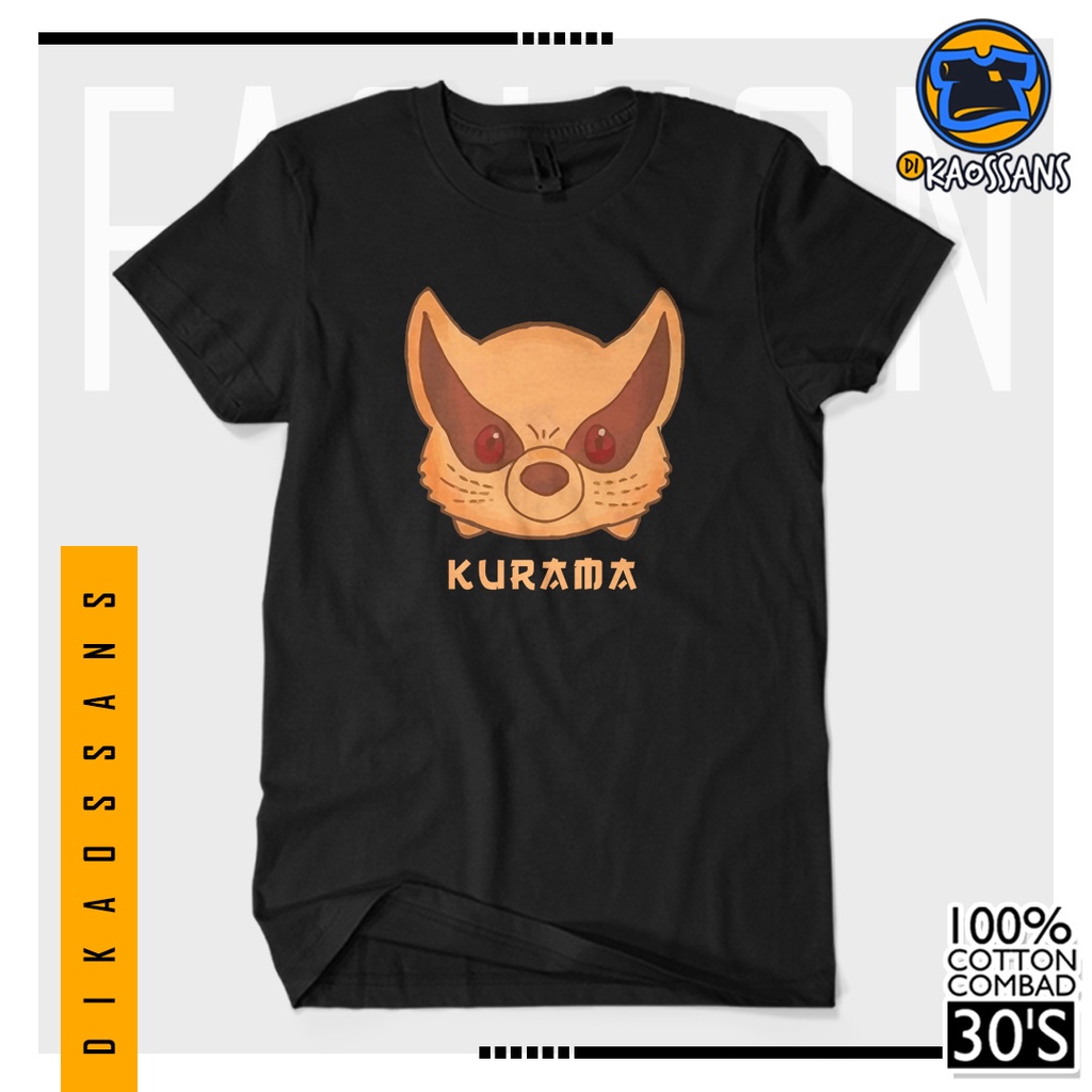 BISA COD BAYAR DITEMPAT Baju Kaos Distro BONEKA KURAMA Cotton Combed 30s Sablon Premium Cewek Cowok 