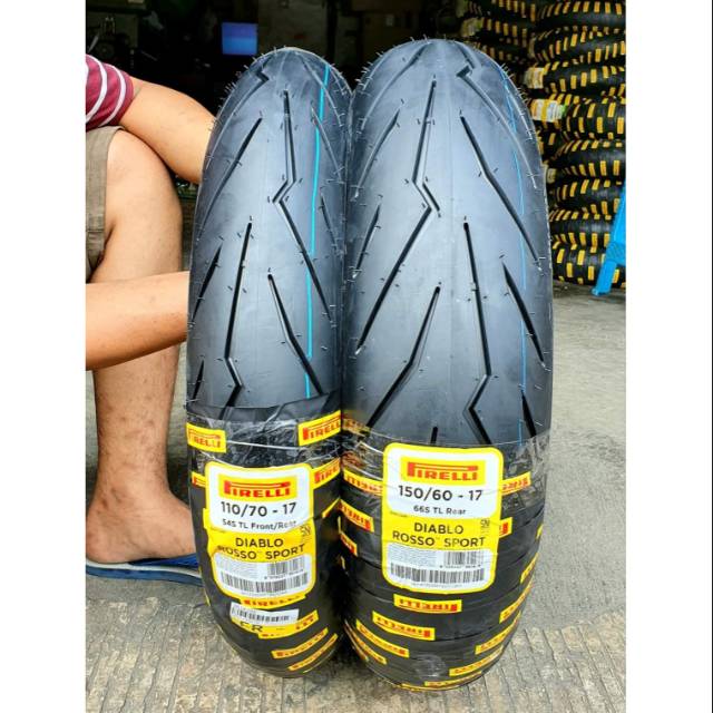 Jual Ban Motor Pirelli Diablo Rosso Sport Ukuran 110 70 Dan 150 60 Ring 17 Shopee Indonesia