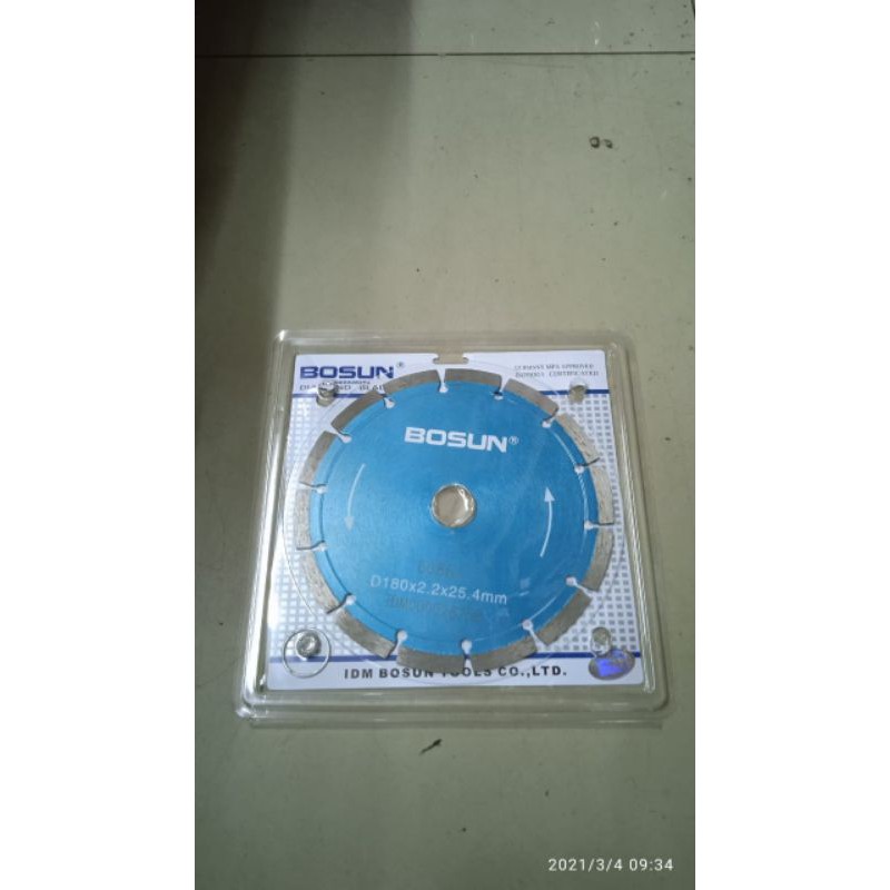 BosunMata gerinda potong keramik Diamond wheel cutting 7 inch