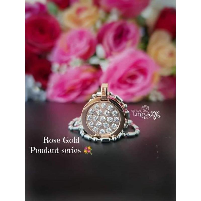 lsw rose gold kalung kesehatan original