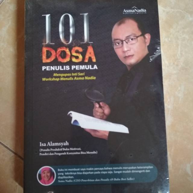 Buku Ori Isa Alamsyah, 101 Dosa Penulis Pemula