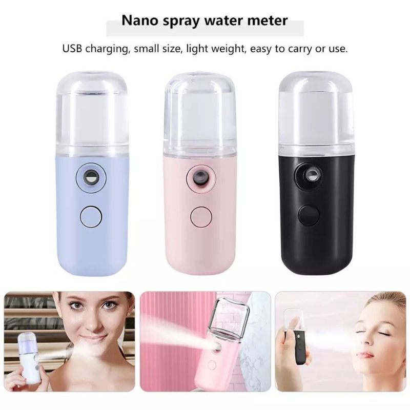 Nano Spray Portable Mini USB / Mist Sprayer Pelembab Wajah Perawatan Wajah