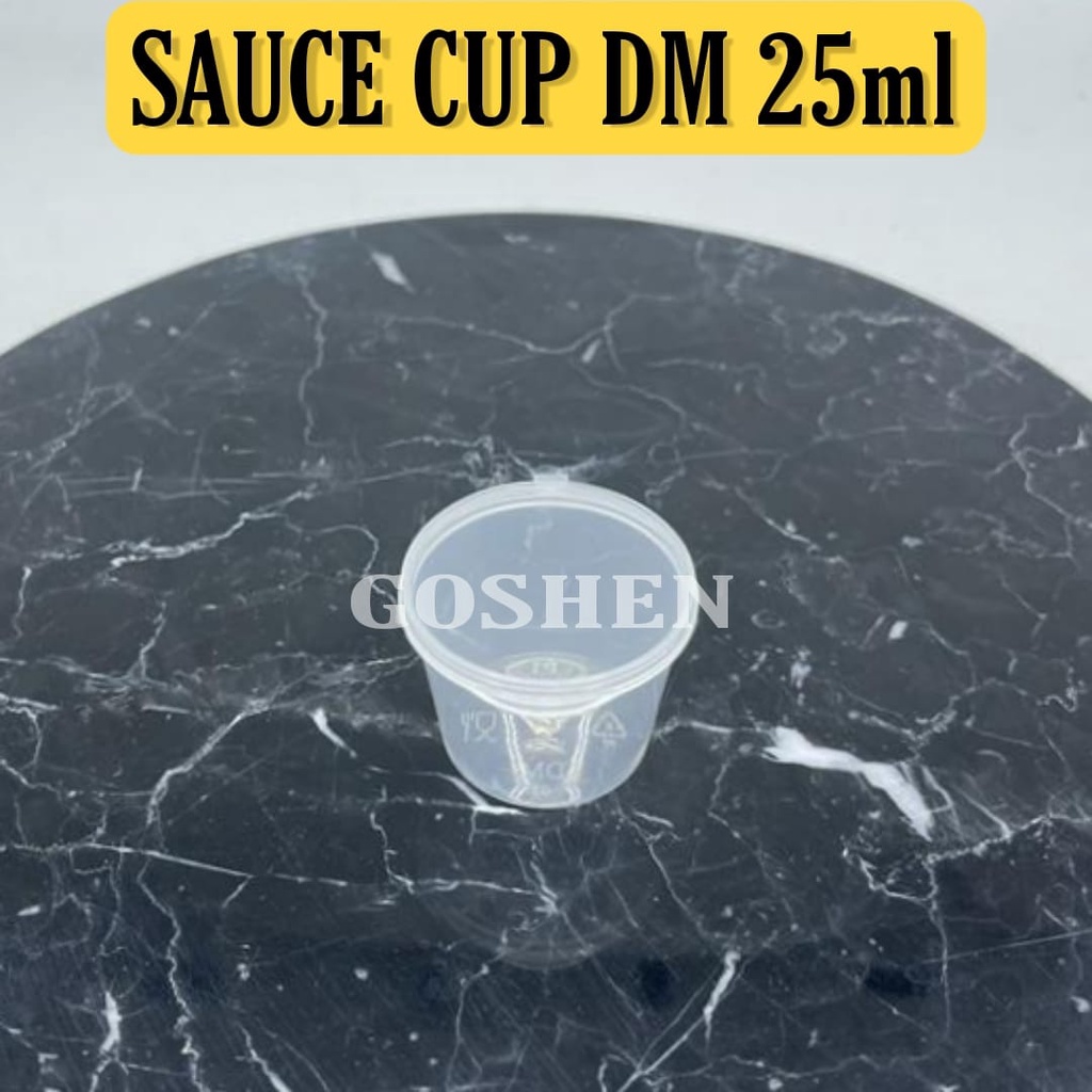 Sauce Cup DM 25 ml (1 pack = 50 pcs)