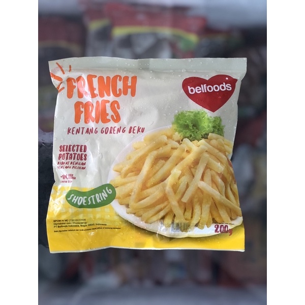 

Belfoods French Fries / Shoestring / Kentang goreng 200gr