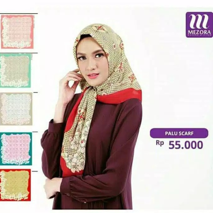 Kerudung segi empat mezora