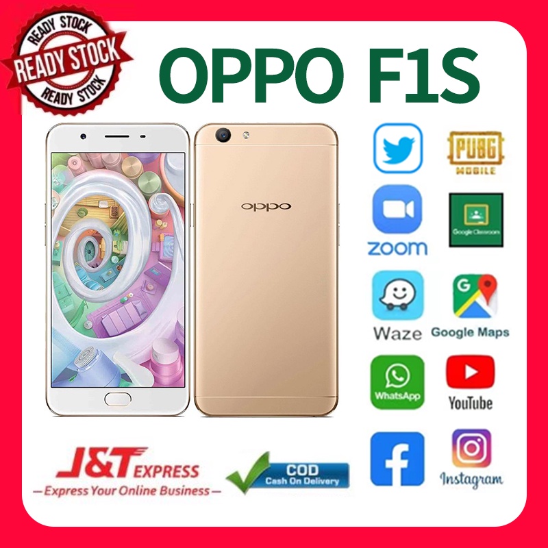 hp oppo F1s RAM 4/32&amp;4/64GB 4G LTE Layar HD 5,5 inci handphone murah Android Smartphone 100% Garansi TOKO