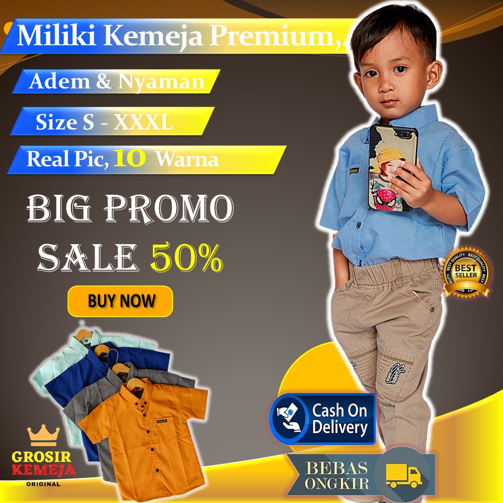 Pakaian Baju Bsju Bju Atasan Kemeja Kameja Kmeja Krmja Kemeje Kemej Hem T shirt Biru Muda Soft Polos