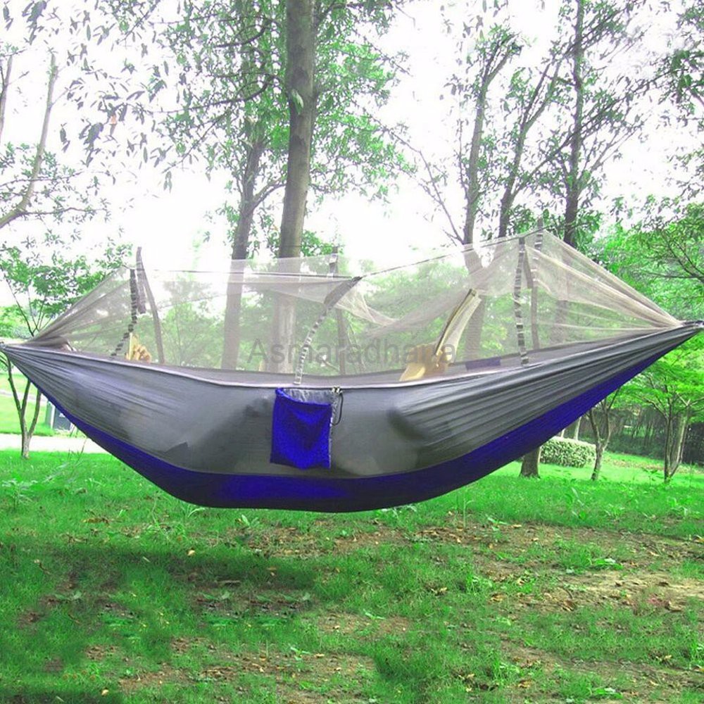 【Warna Dipilih】 Hammock Kelambu Clambu 270 ~ Tempat Tidur Gantung ~ Ayunan Hamok Klambu Hamock Hemok