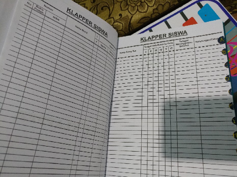 Buku Klapper Siswa K13 Paud Tk Sd Smp Sma Dan Buku Daftar Hadir Shopee Indonesia