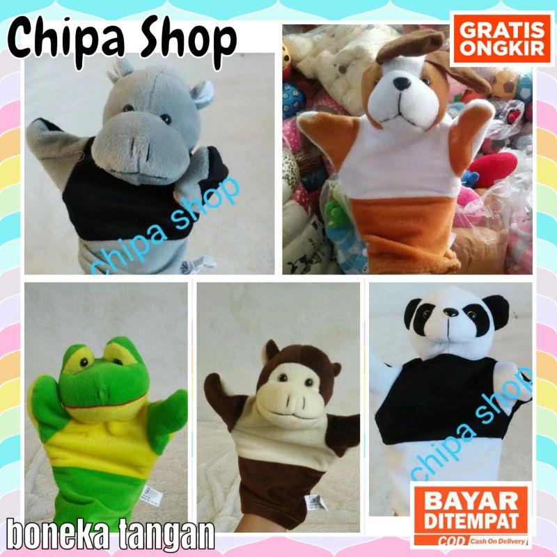 Boneka tangan karakter