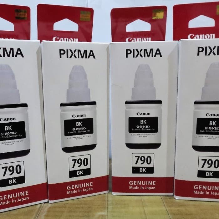 GI 790 Black 135ml Tinta Canon Pixma 100% Original GI790 B HITAM Botol BK