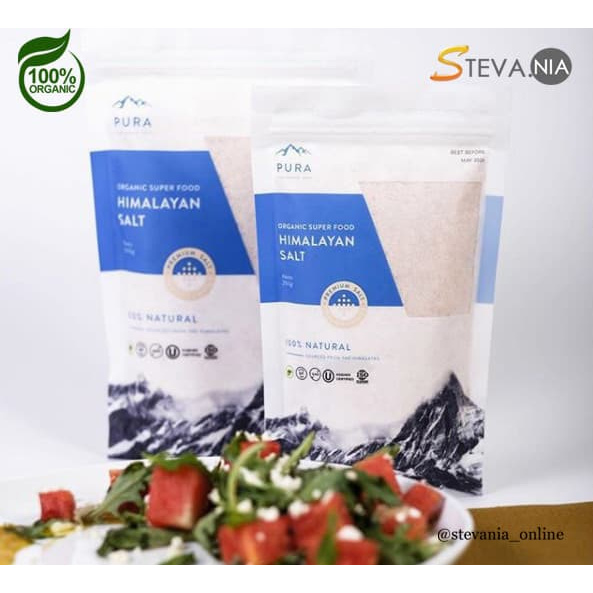 

New Arrival - Pura Organic Himalayan Pink Salt 500Gr