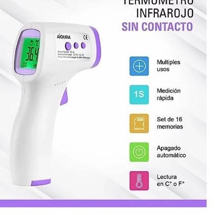 ☀ Non contact Infrared Thermometer non kontak termo gun infrared thermometer gun AIQURA AD-801 ❂
