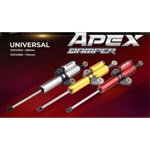 STEERING DAMPER STABILIZER STANG RCB APEX 110 MM