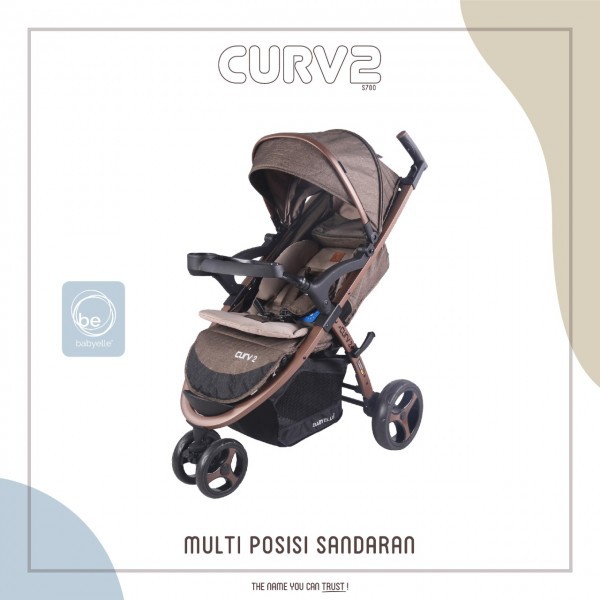 Babyelle CURV 2 s 700 stroller keren roda 3 kereta dorong bayi meja cup holder baby elle curv2 s700