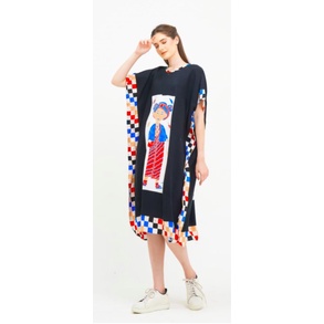 TEDJO DASTER KELELAWAR BU TEJO #5 HOMEDRESS RAYON LD 150 XXXXXXL SUPER JUMBO CAP HANDMADE SOLO DRESS